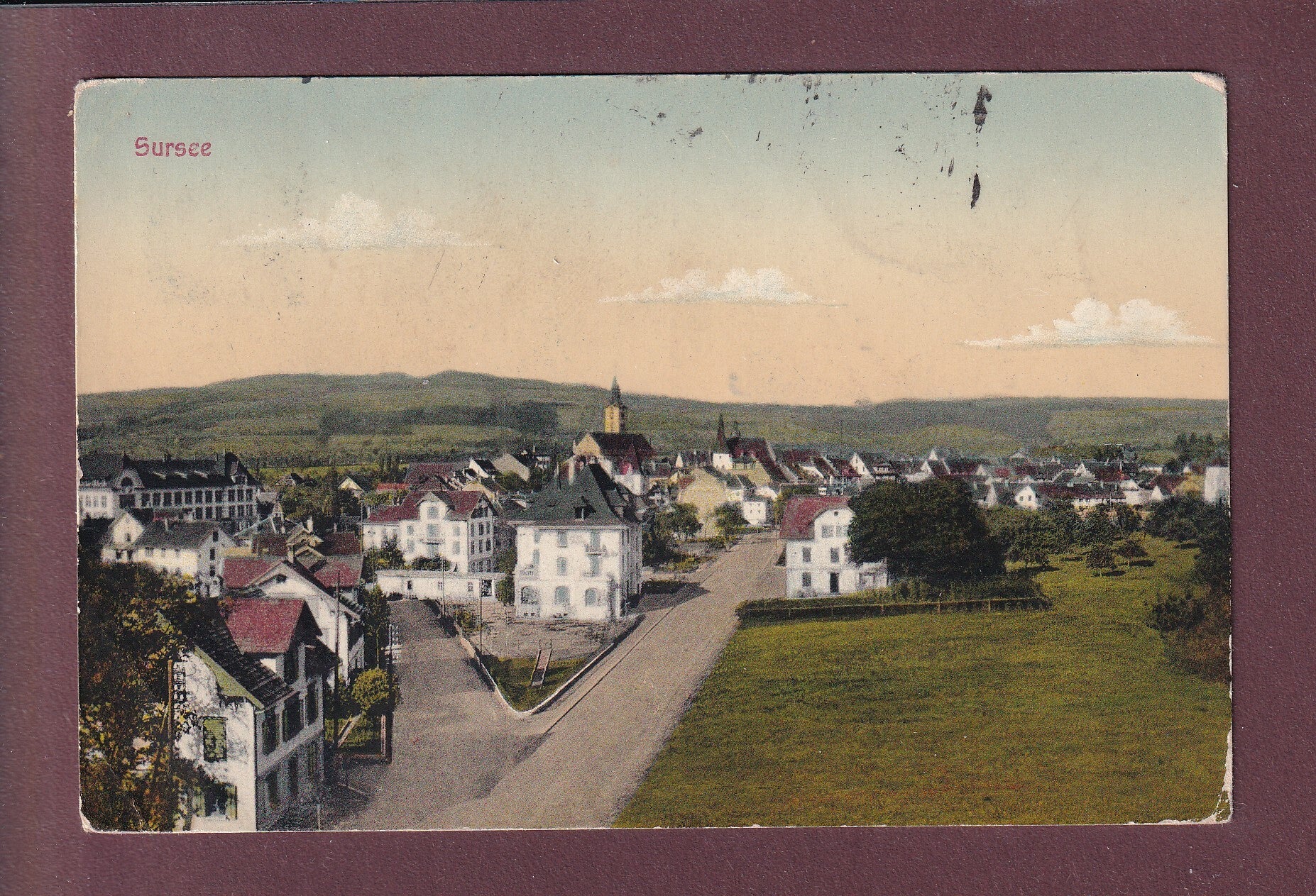 SURSEE - Teilansicht - 1912 // Eckbug //