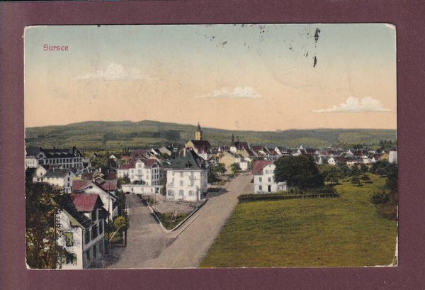 SURSEE - Teilansicht - 1912 // Eckbug //