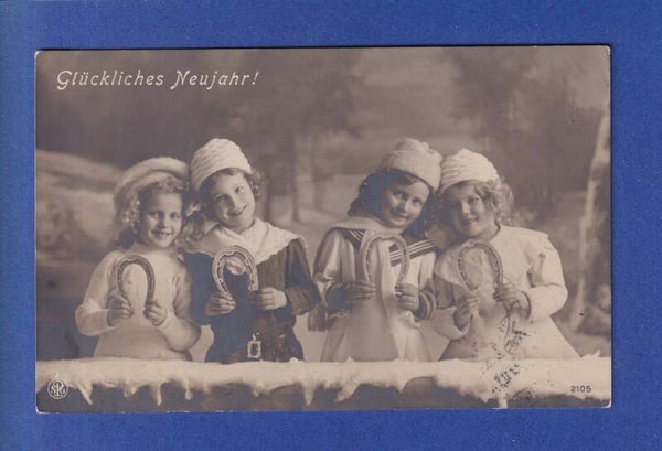 NEUJAHR - Kinder - 1912