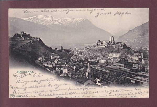 BELLINZONA - Stazione - 1904