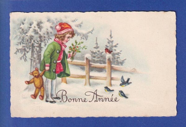 NOUVEL AN - Enfant - Oiseau - 1934