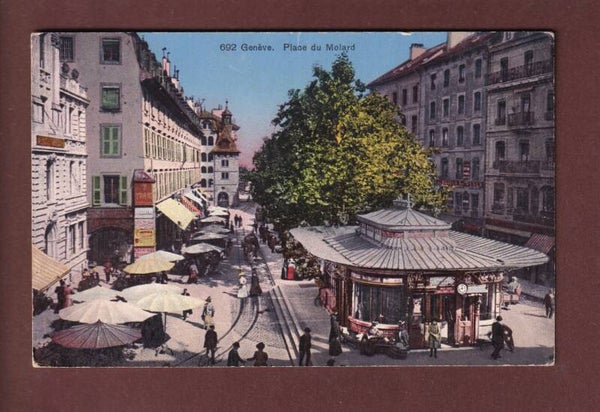 GENEVE - Place du Molard - 1930