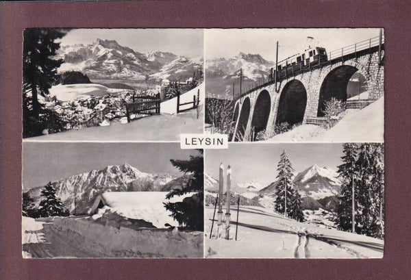 LEYSIN - 4 images - 1966