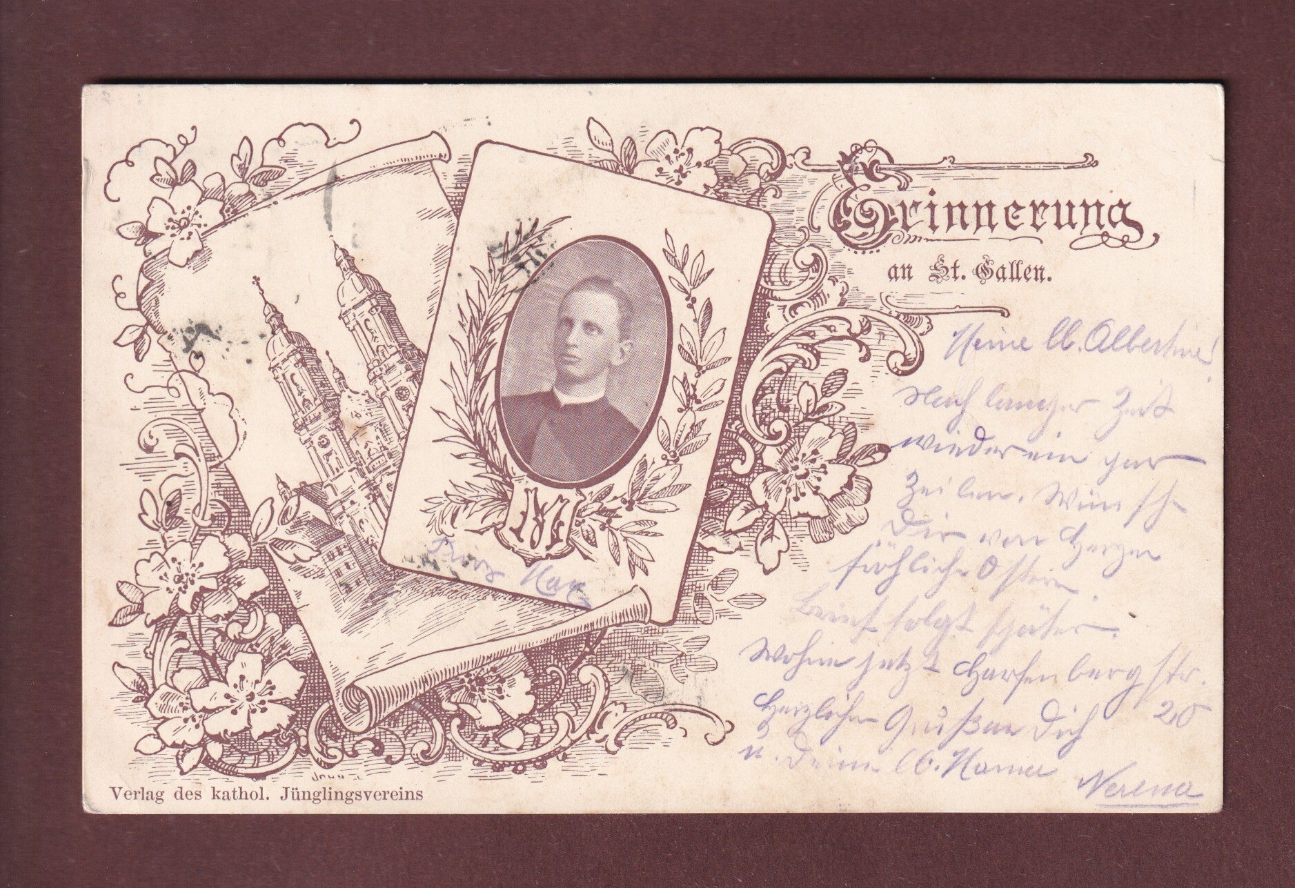 ST. GALLEN - Erinnerung - Jünglingverein - 1902