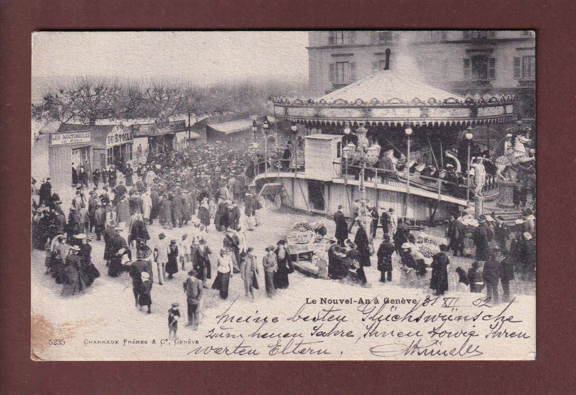 Le nouvel an à GENEVE - 1902