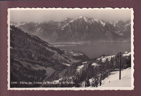 GLION - Vue sur la Savoie