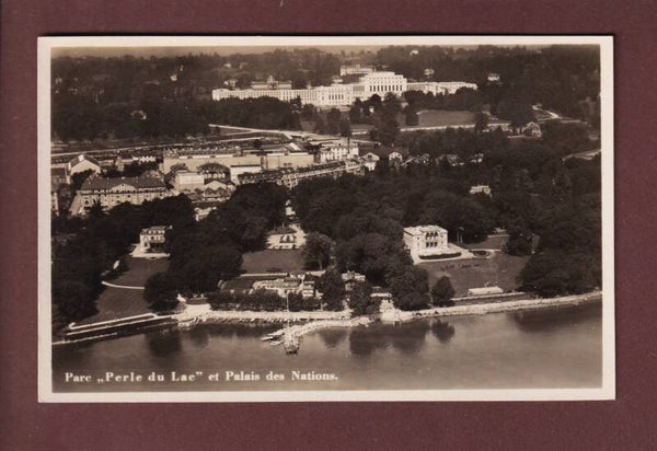 GENEVE - Parc Perle du Lac - Vue aérienne - 1936