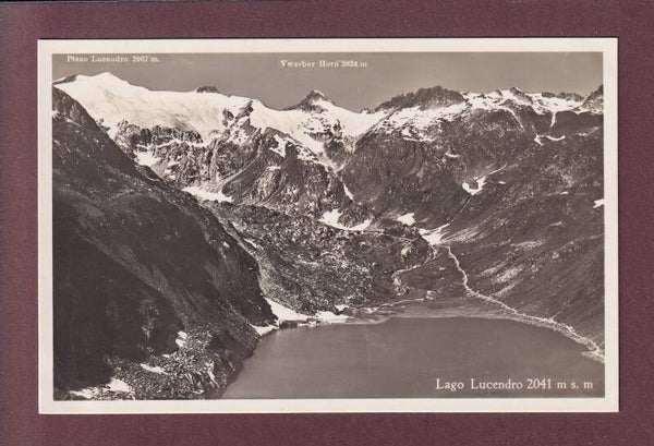 LAGO LUCENDRO - Pizzo Lucendro - Ywerber Horn