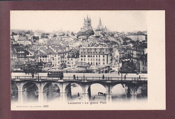 LAUSANNE - Grand-Pont - Tram