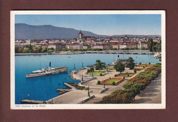 GENEVE - La Rade - 1926