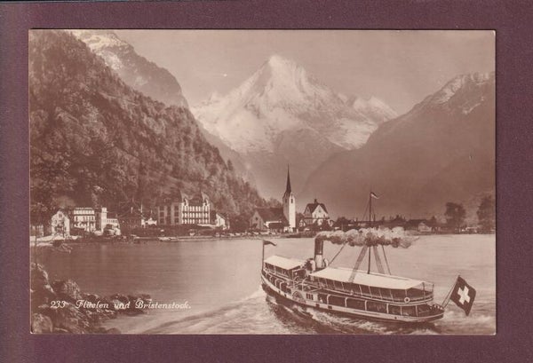 FLÜELEN - Schiff STADT LUZERN - Bristenstock