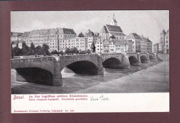 BASEL - Mittlere Rheinbrücke