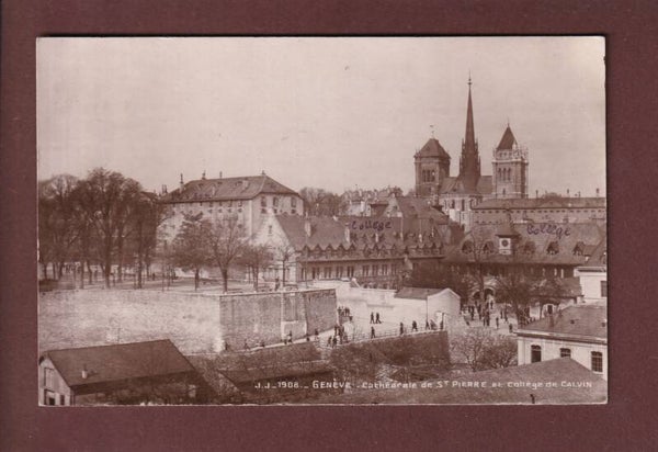 GENEVE - Collège Calvin et St. Pierre - 1922