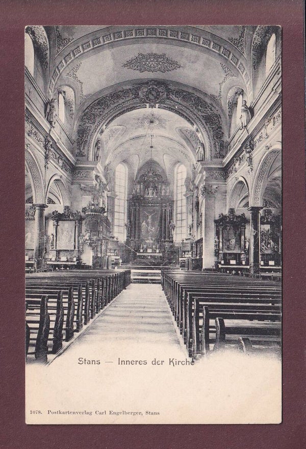STANS - Inneres der Kirche