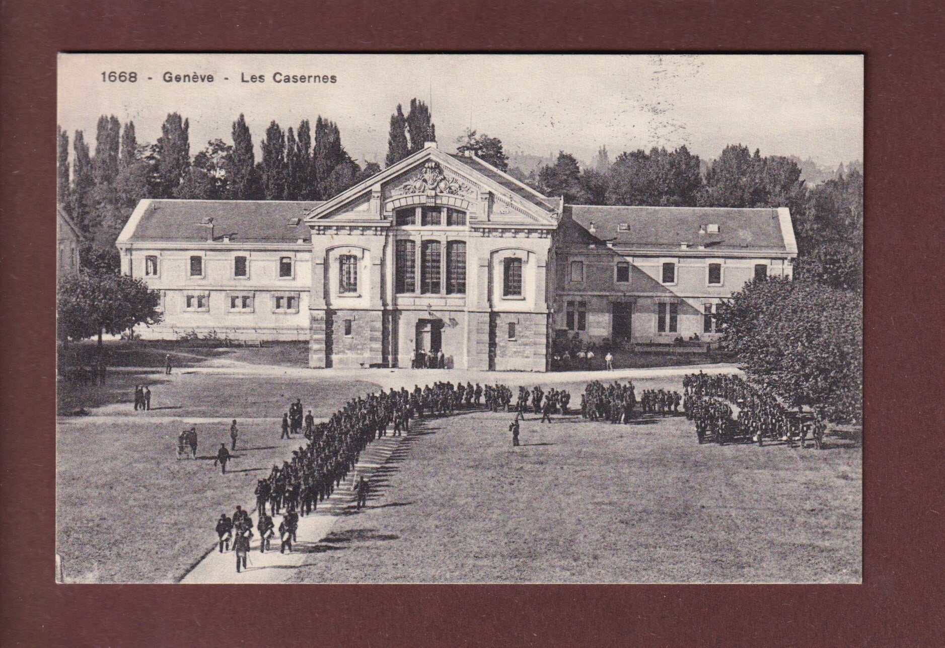 GENEVE - Les Casernes - 1921