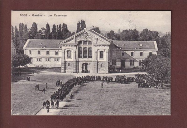 GENEVE - Les Casernes - 1921