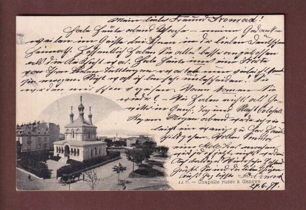 GENEVE - Chapelle russe - 1899