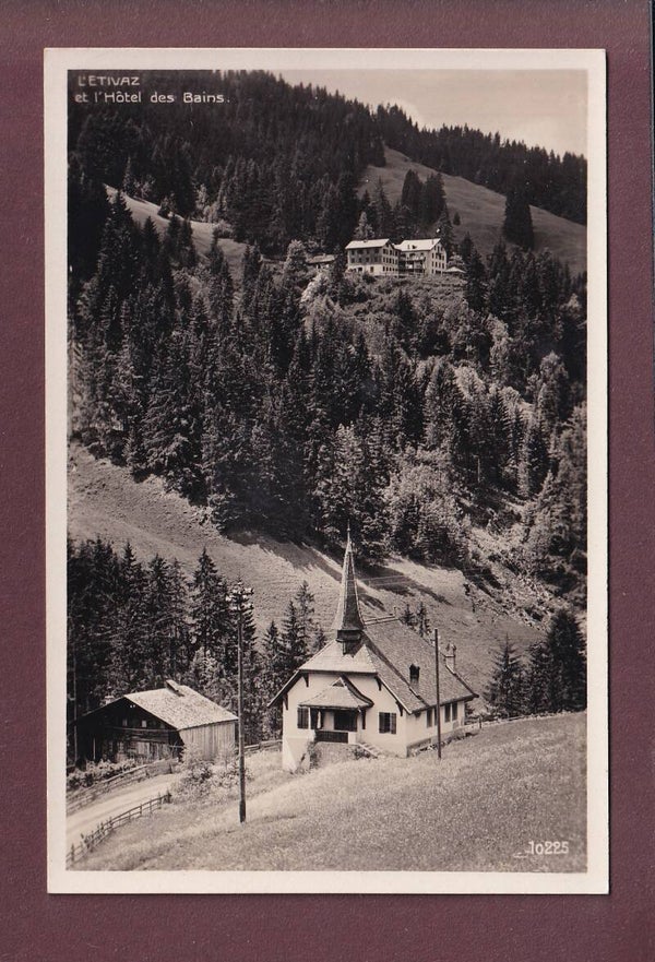 L'ETIVAZ - Chapelle - Hôtel des Bains