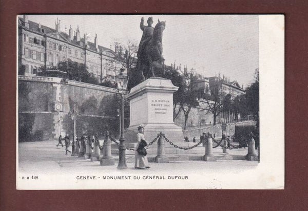 GENEVE - Monument Dufour - 1905