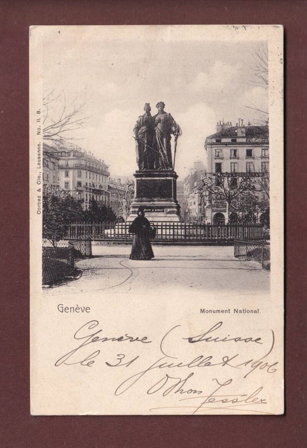 GENEVE - Monument National - 1906