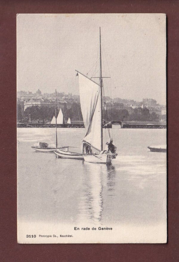 GENEVE - Voilier - 1909