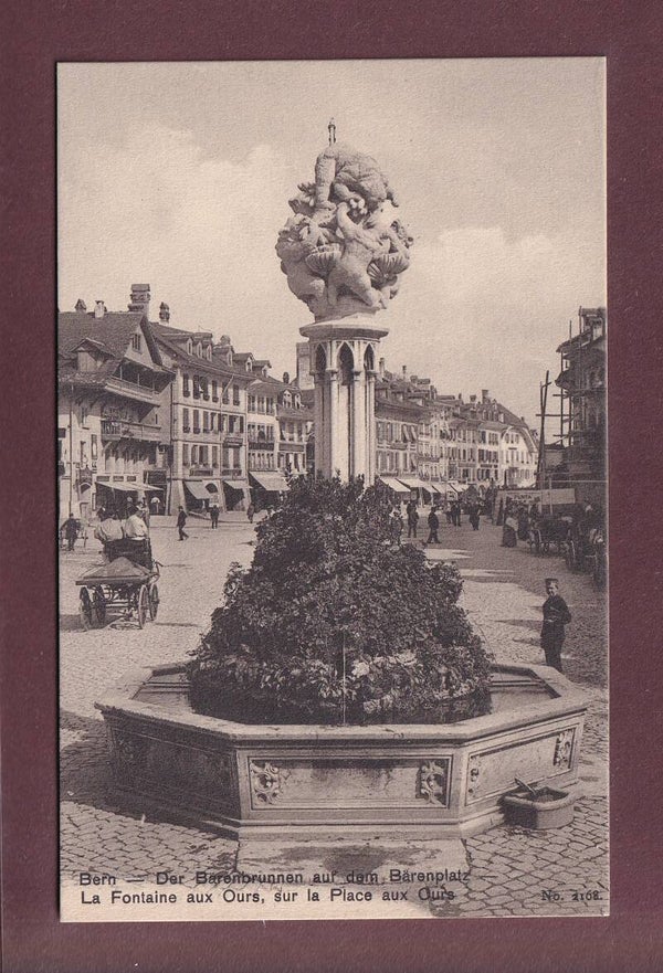 BERN - Bärenbrunnen auf dem Bärenplatz