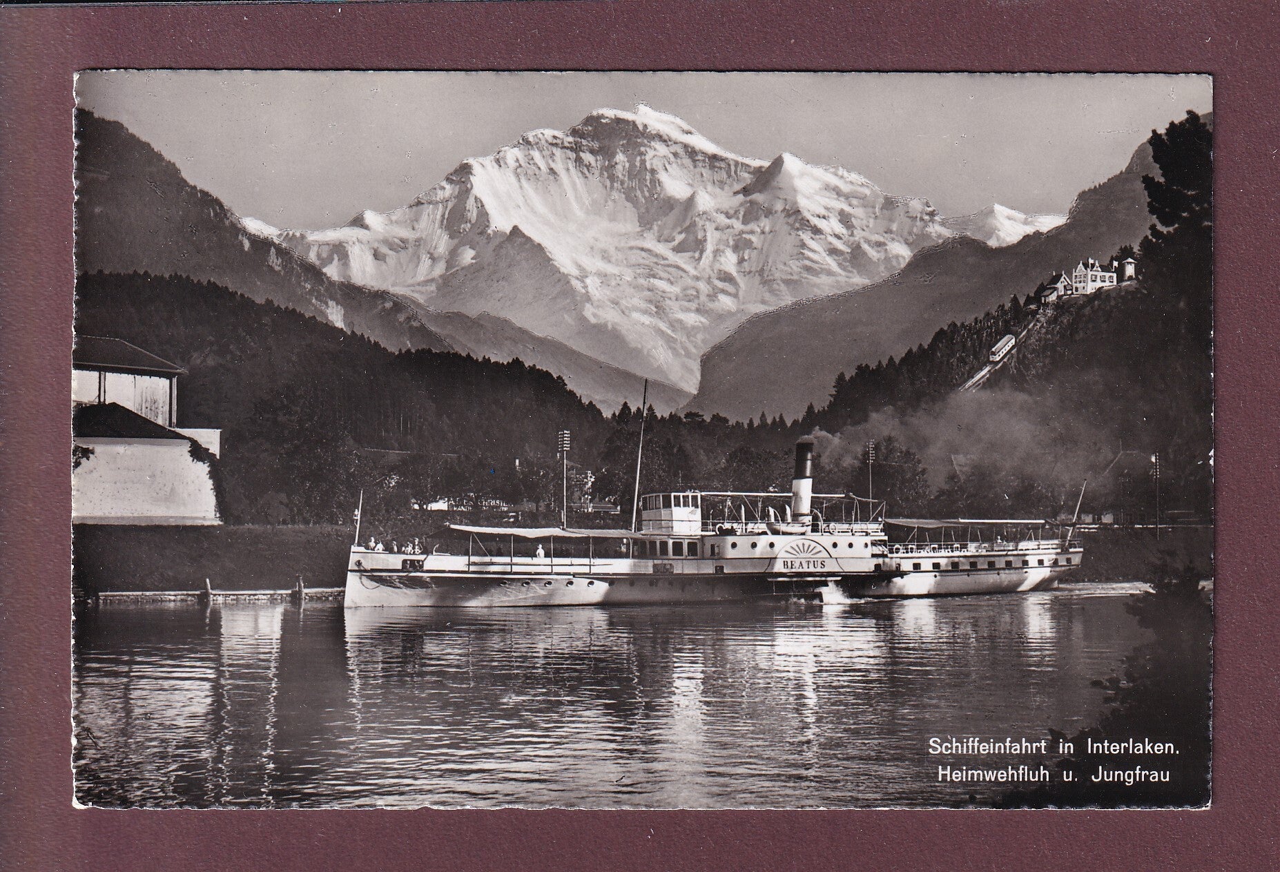 INTERLAKEN - Schiff BEATUS - Jungfrau