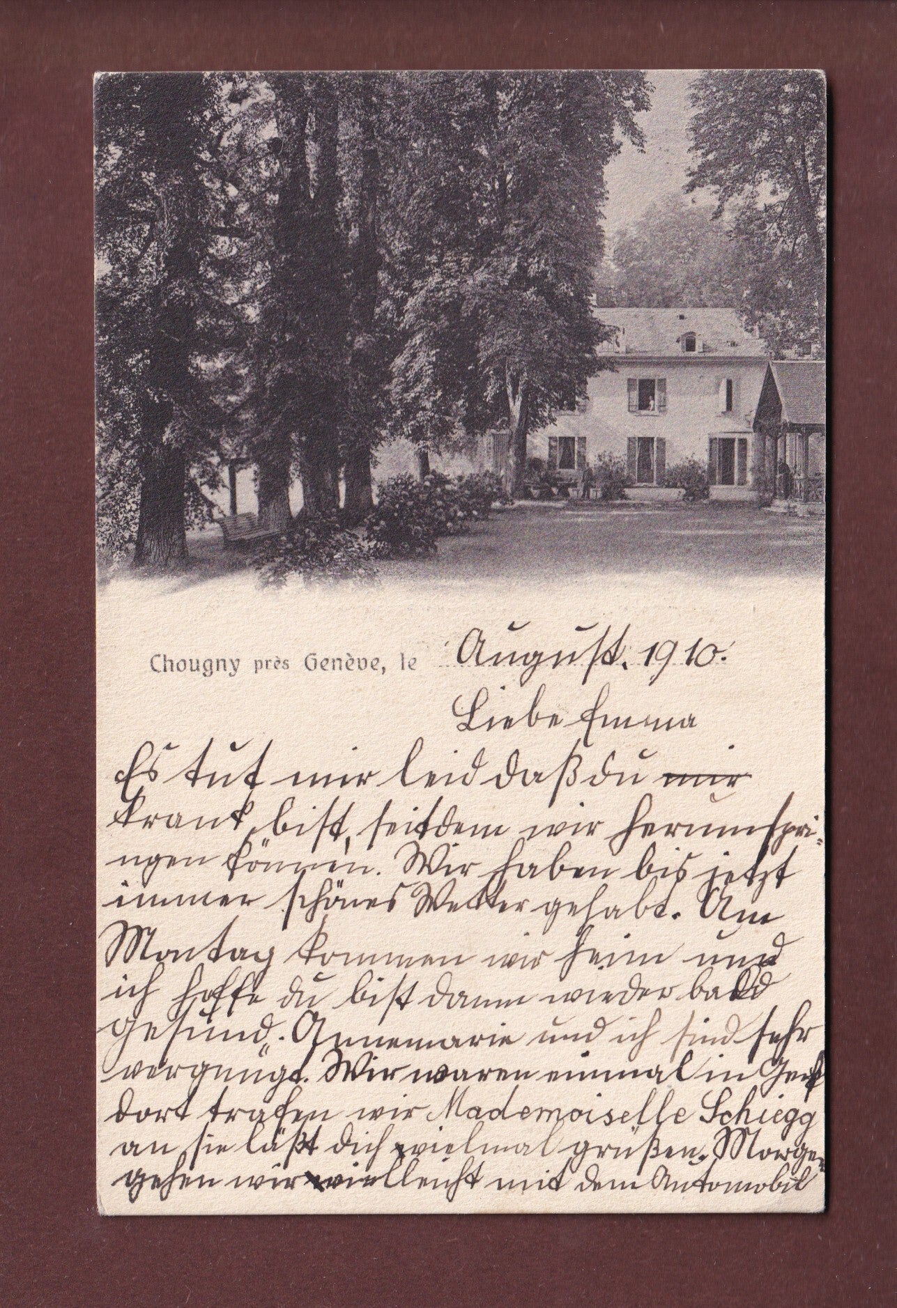 CHOUGNY près Genève - 1910