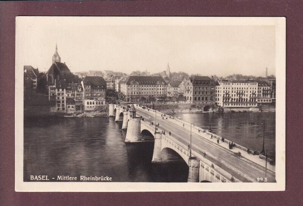BASEL - Mittlere Rheinbrücke