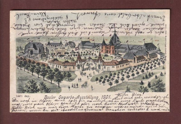 BASEL - Gewerbe Ausstellung 1901