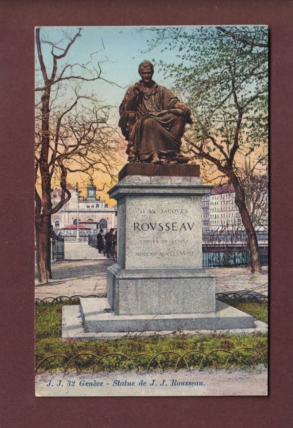 GENEVE - Statue Rousseau