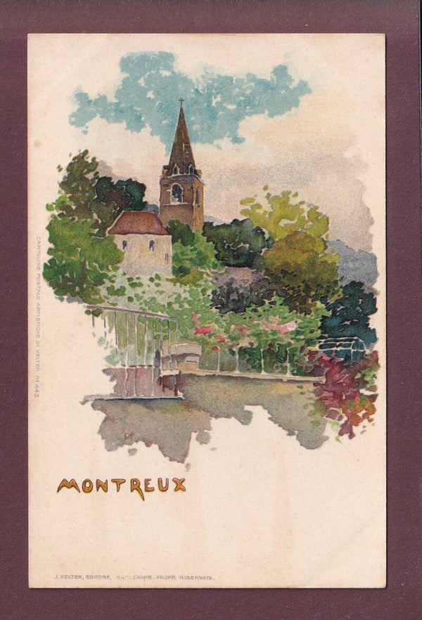 MONTREUX - Eglise - J. Velten