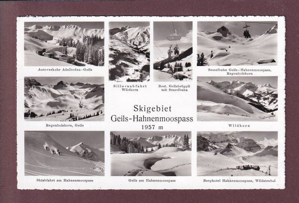 Skigebiet GEILS-HAHNENMOOSPASS - 9 Bilder - 1953