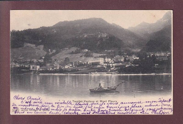 TERRITET - VEYTAUX - Mont Fleury - Barque - 1902