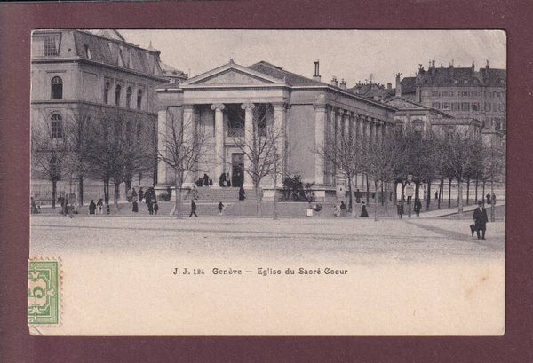 GENEVE - Eglise du Sacré-Cœur - 1907