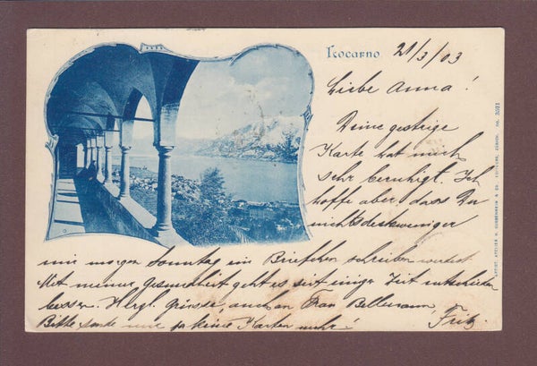 LOCARNO - Madonna del Sasso - 1903