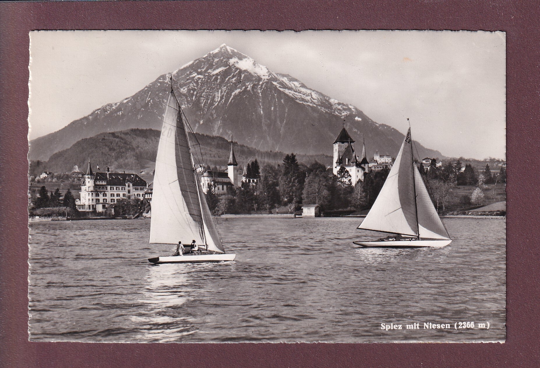 SPIEZ - Niesen - Segelschiffe - 1947