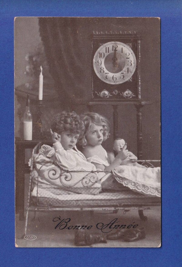 NOUVEL AN - Enfants - Poupée - 1917