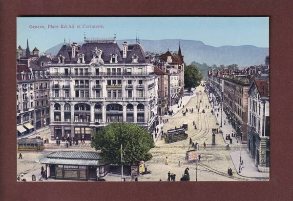 GENEVE - Place Bel-Air et Corraterie