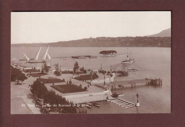 GENEVE - Jardin du Kursaal et Jetée