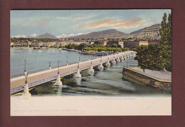 GENEVE - Pont du Mont-Blanc