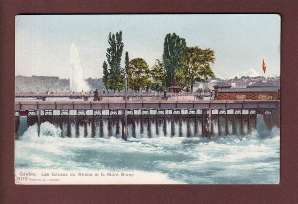 GENEVE - Les Ecluses du Rhône
