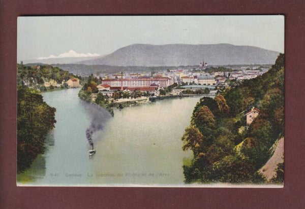 GENEVE - Jonction Rhône et Arve
