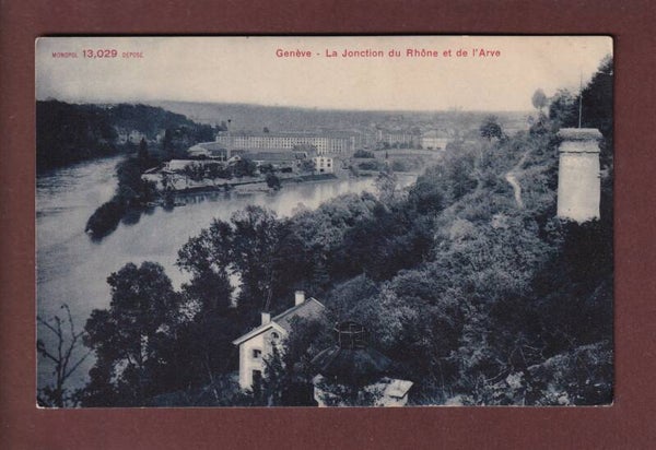GENEVE - Jonction Rhône et Arve