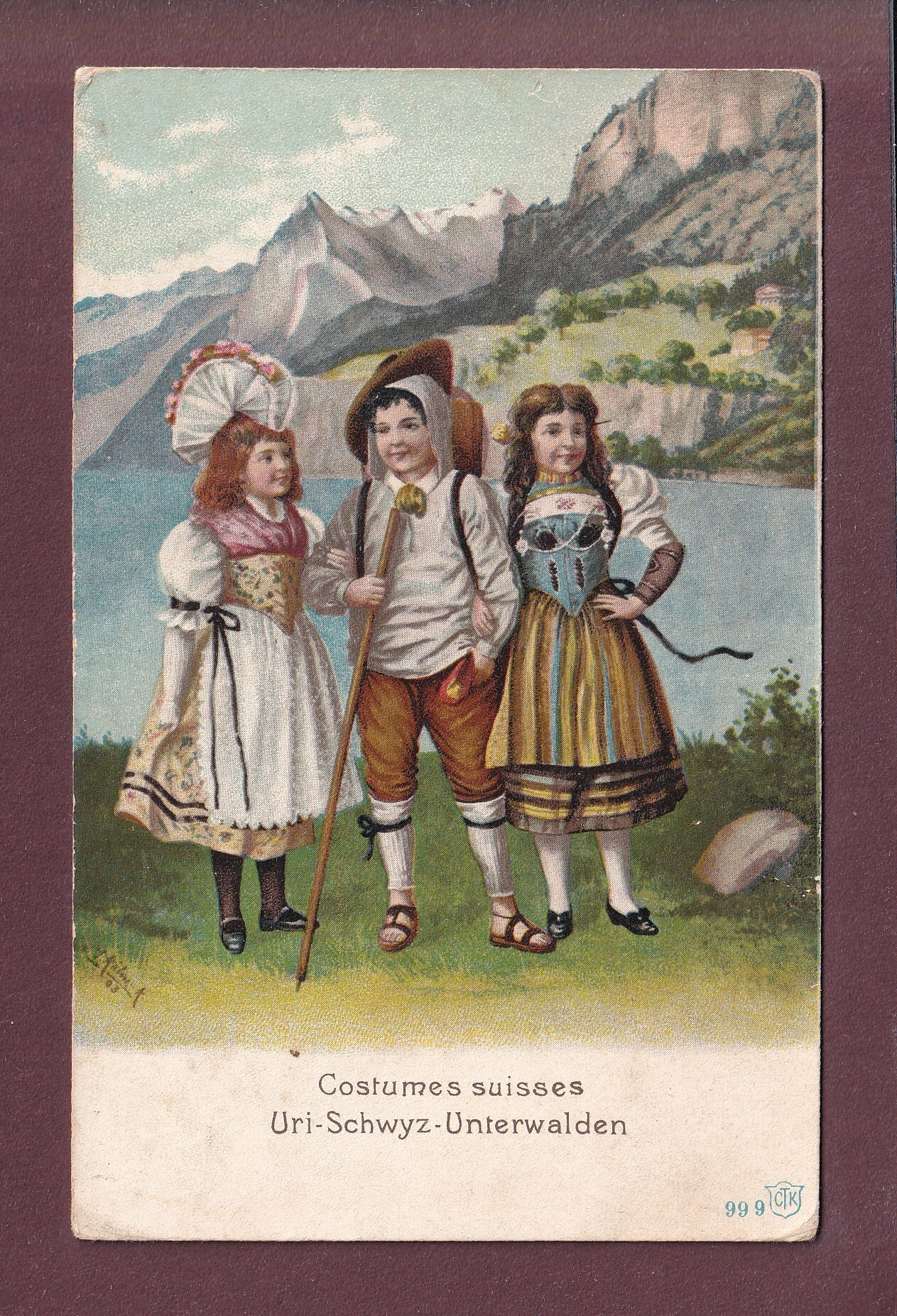Costumes suisses - URI-SCHWYZ-UNTERWALD - 1908