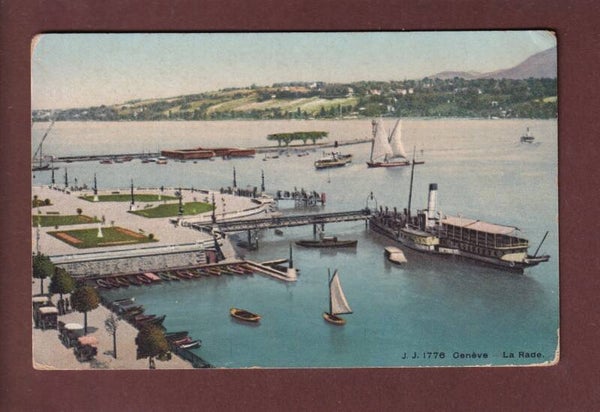 GENEVE - La Rade // pli d'angle //