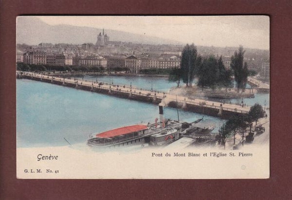 GENEVE - Pont du Mont-Blanc
