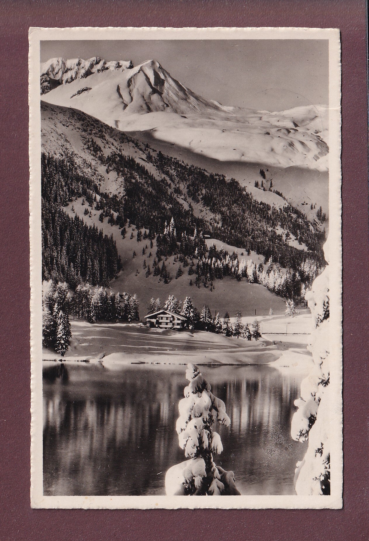 BLAUKREUZHEIM DAVOS-WOLFGANG unter Schnee - Casanna - 1944
