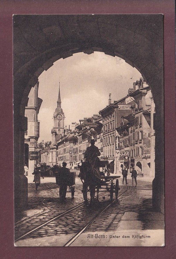 BERN - Unter dem Käfigturm - 1910