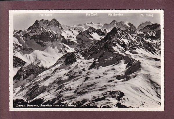 DAVOS - Parsenn - Ausblick nach Bernina
